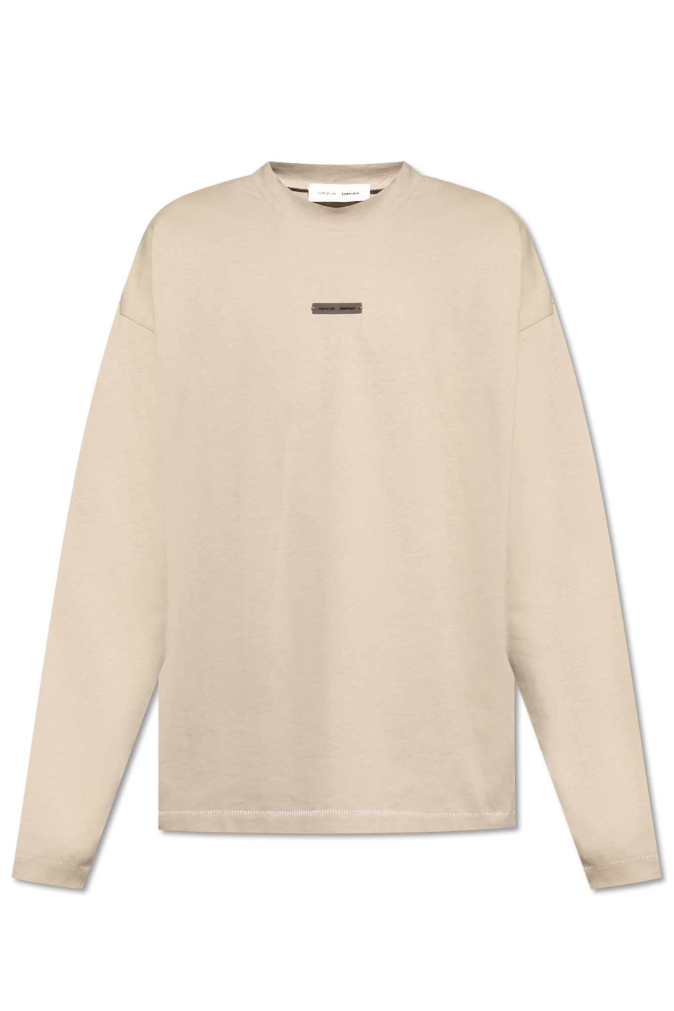 Beige T-shirt with logo Fear Of God Essentials - Vitkac AS